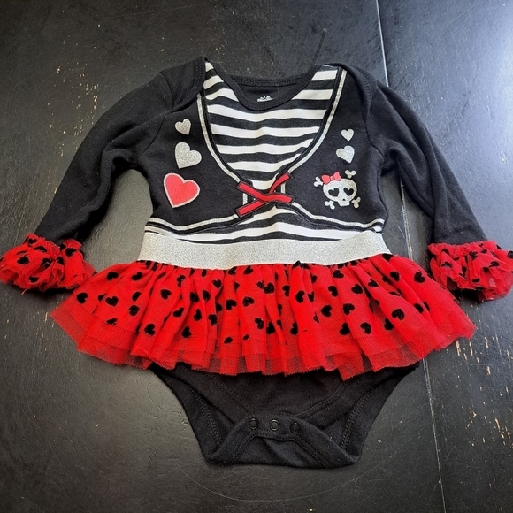Halloween Pirate Onesie Costume  Size 3-6mo. - Picture 1 of 6